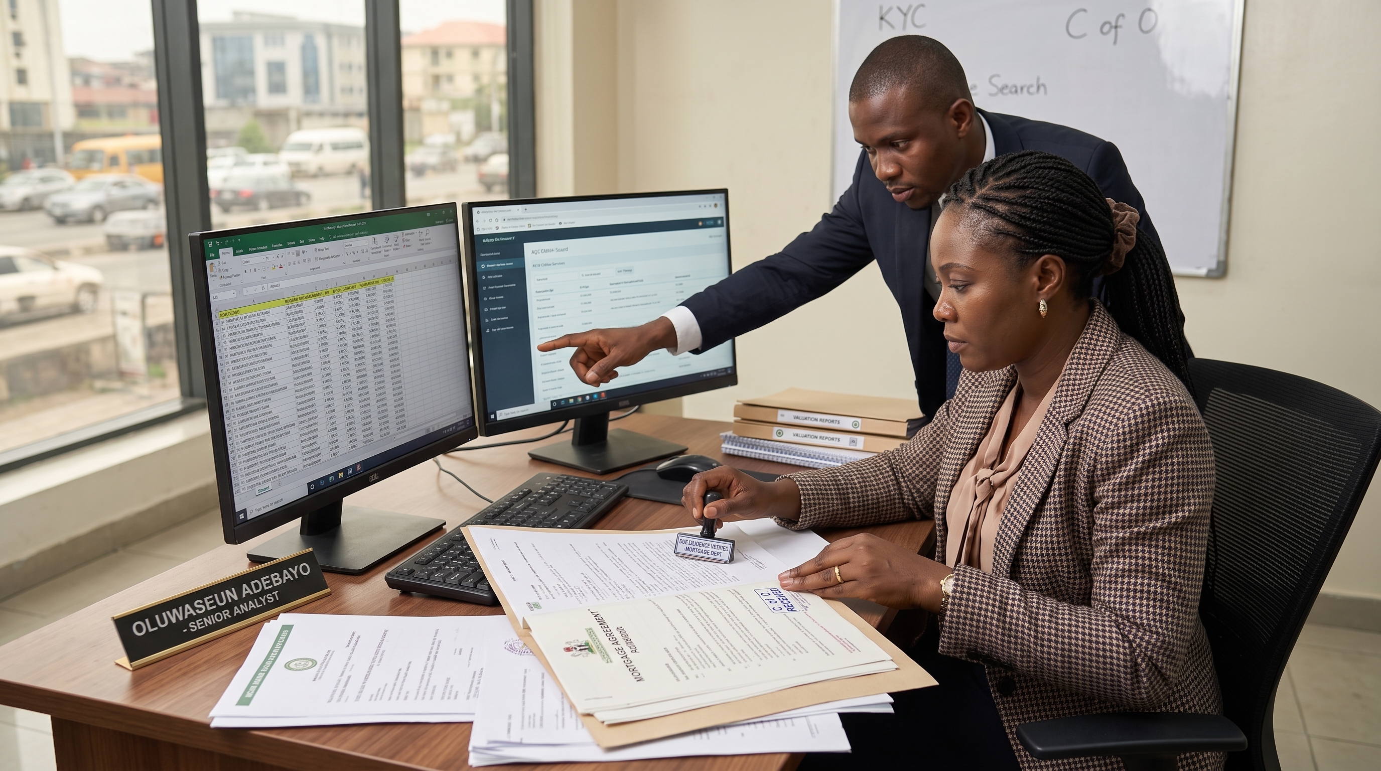 We handle due diligence